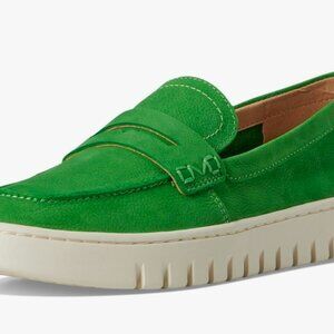 Vionic Uptown Classic Green Leather Uptown Loafer Women's Size 6 NEW